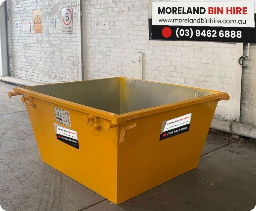 2 cubic metre skip bin from Moreland Bin Hire